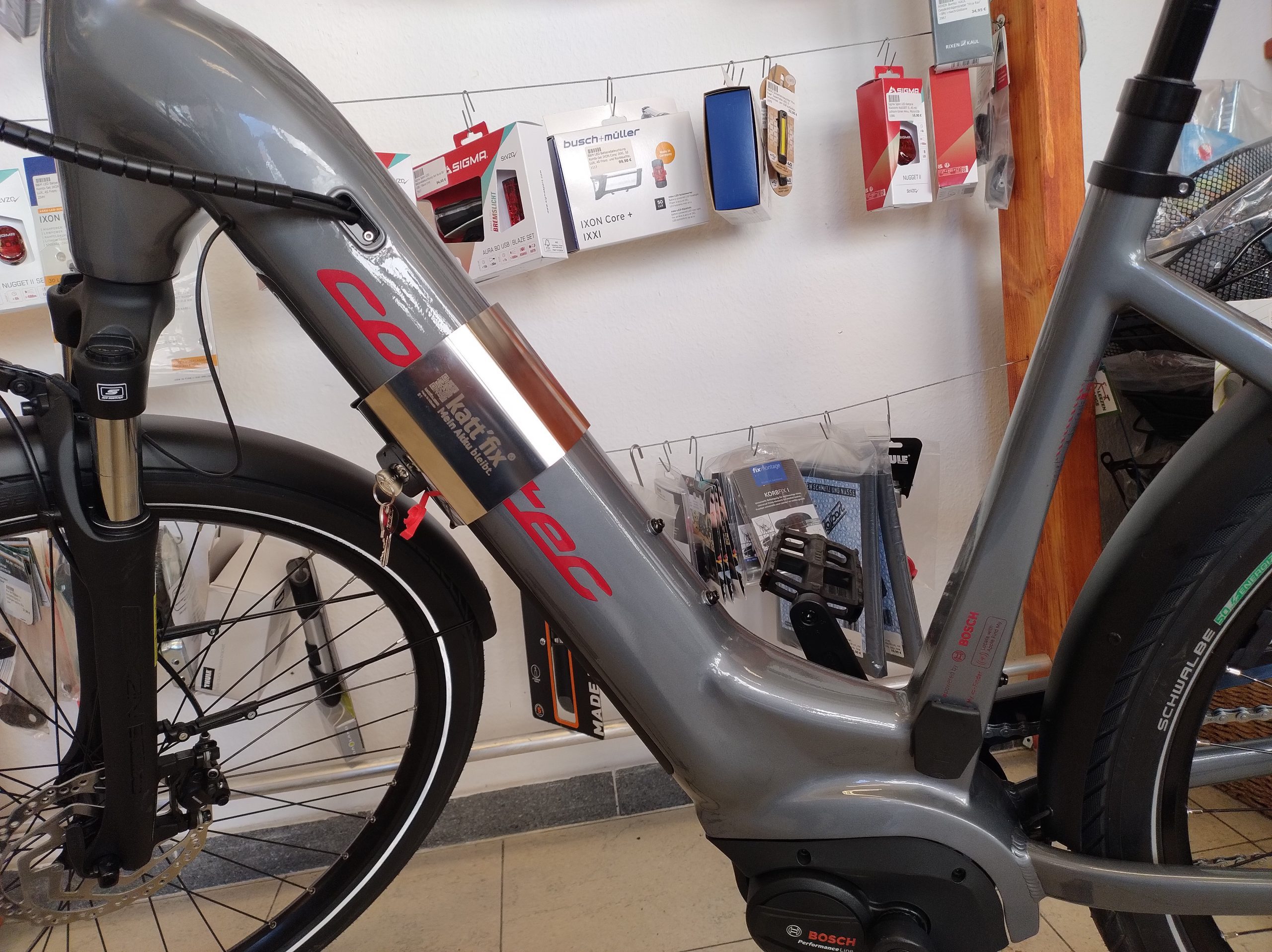 Akkuschloss fürs Corratec 6 und 7 Wave Rahmen – Bild 3