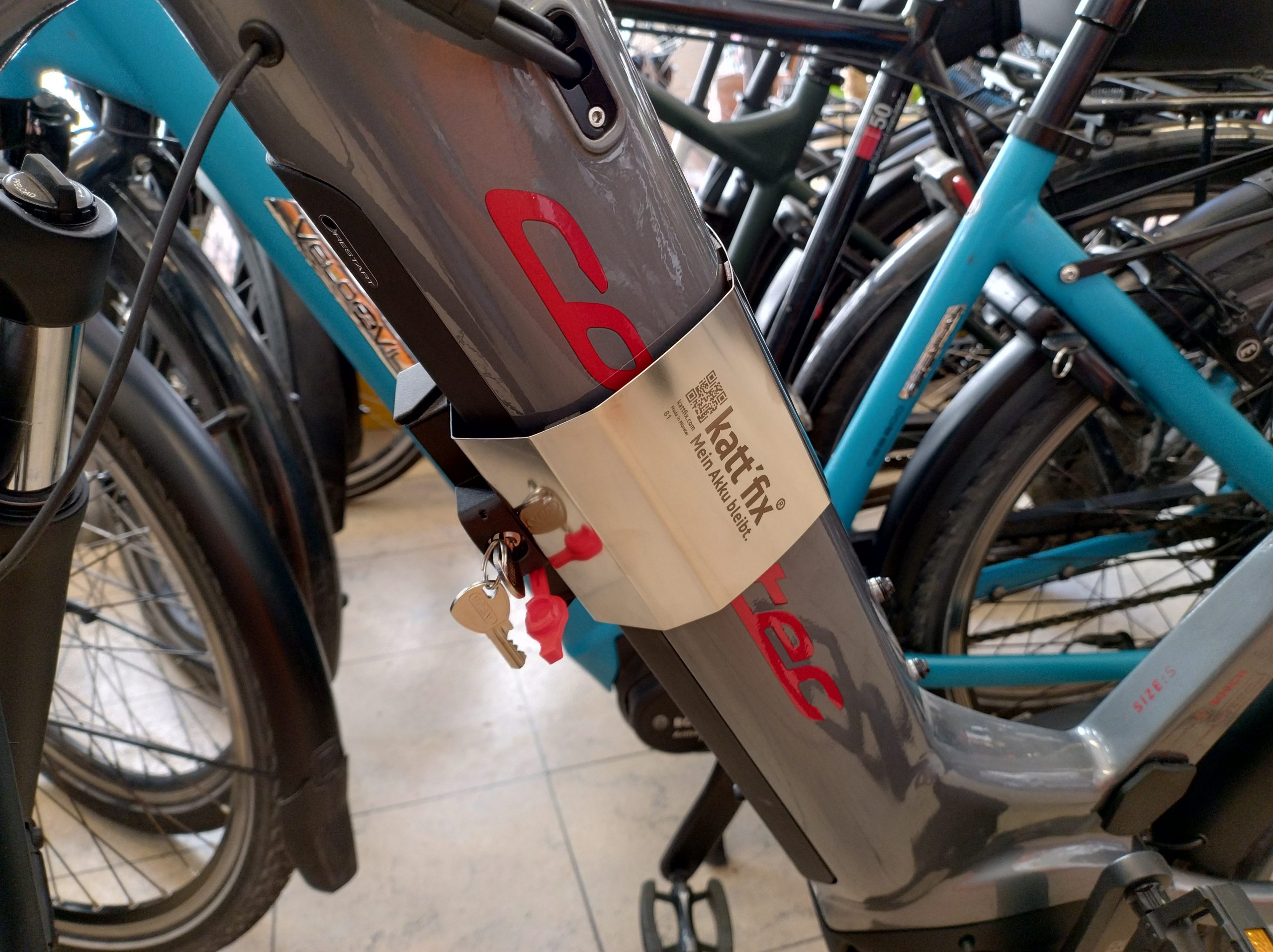 Akkuschloss fürs Corratec 6 und 7 Wave Rahmen