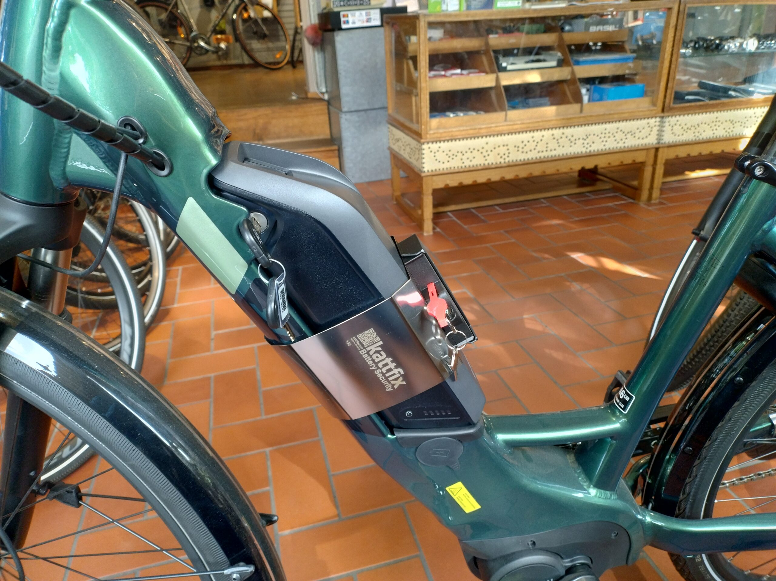 Akkuschloss fürs Stevens E BRIONE-COURIER-CIRCLE- Wave Rahmen 500Wh