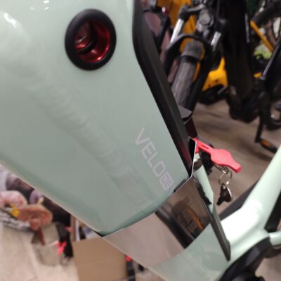 Akkuschloss fürs Velo de Ville Wave Tiefeinstieg 500-625Wh mit ausgeprägter Schweißnaht an der Seite