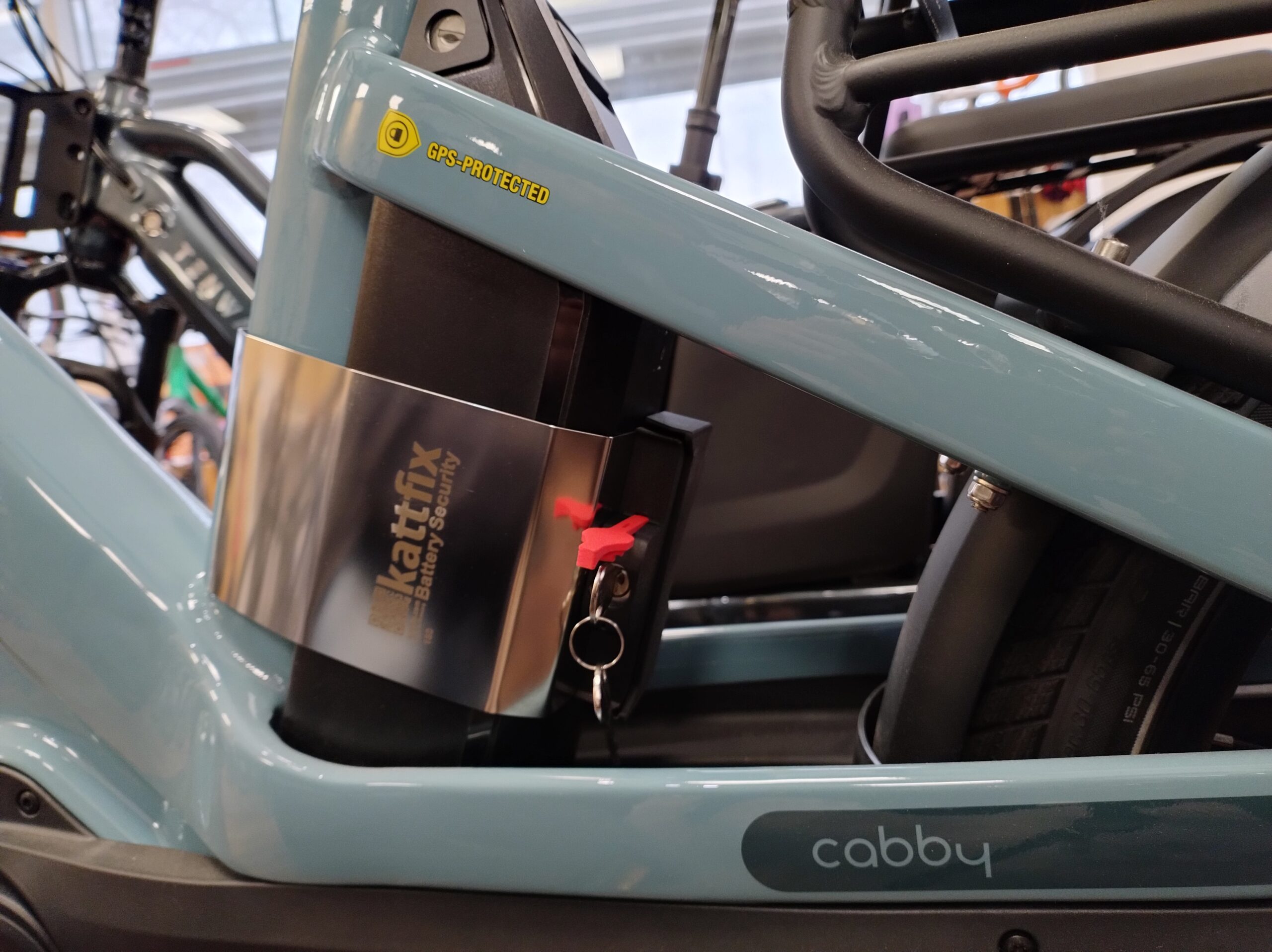 Akkuschloss für Gazelle Cabby C380 – Bild 2