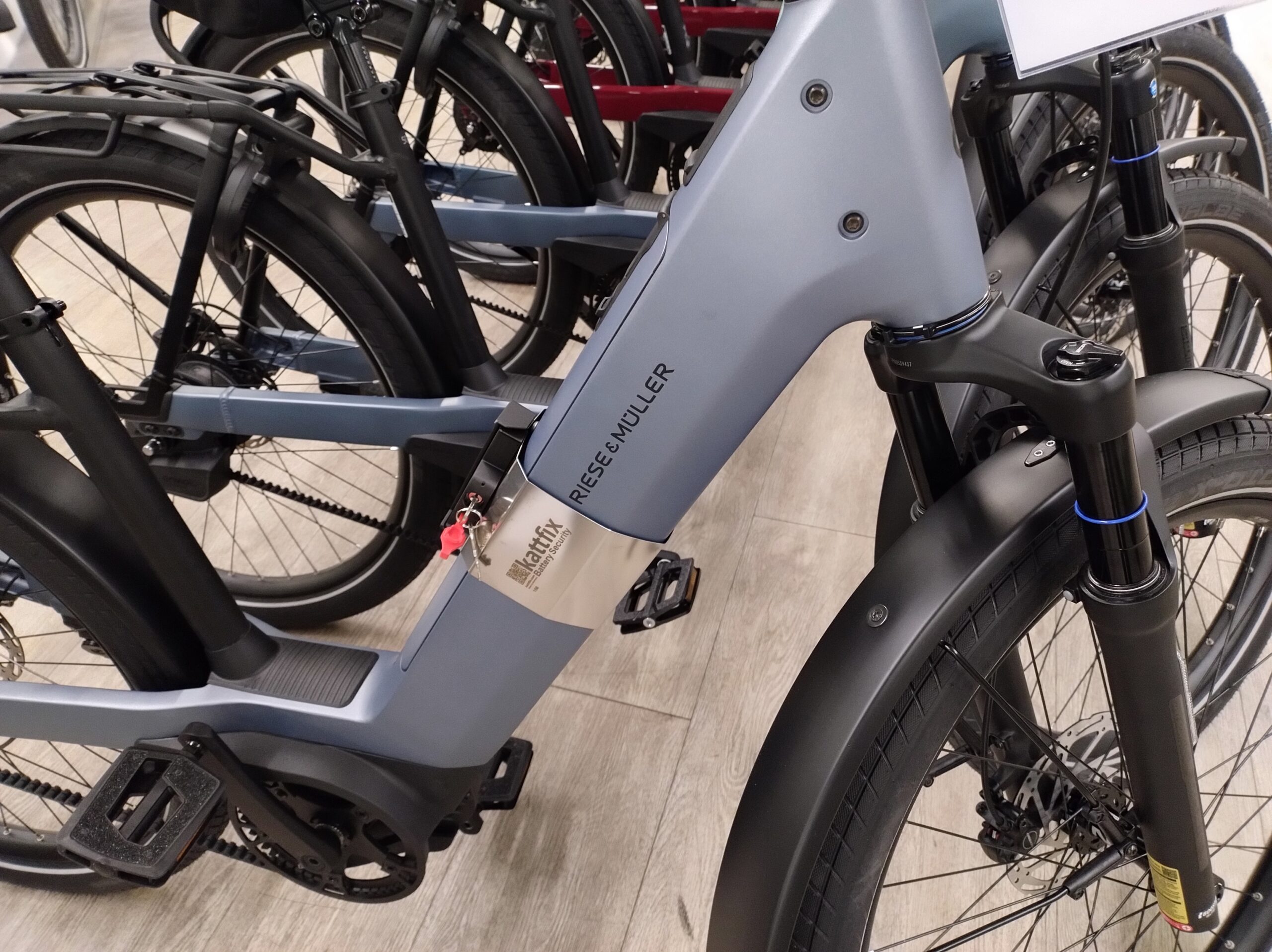 Akkuschloss fürs Riese&Müller Nevo 5, Waverahmen/Tiefeinstieg